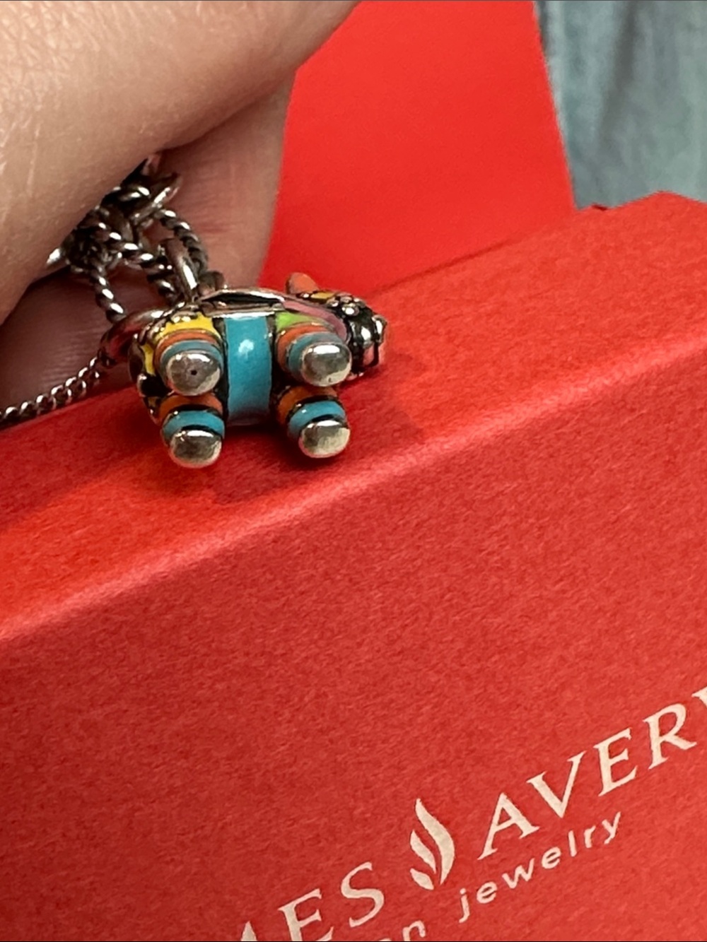 James Avery Piñata 🪅 🫏 sterling silver enamel charm - Picture 4 of 6